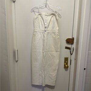 Sincerely Jules White Strapless Dress